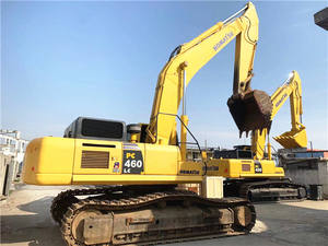 Excavadora de cadenas Komatsu PC460LC-8 usada en excelentes condiciones, motor y caja de cambios originales japoneses, cucharón de 5 metros cúbicos, precio bajo - Product Image 2