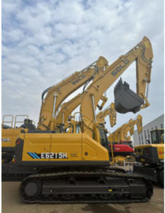 Excavadora hidráulica SDLG E6215H de alta potencia, excavadoras sobre orugas duraderas, máquina de construcción multifuncional - Product Image 3