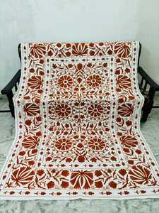 Manta de Algodón Suzani, Colcha Bordada a Mano de la India, Tapiz, Tapicería Colorida para Pared, Personalizada de Alta Calidad - Product Image 5