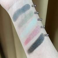 HERORANGE Monochrome Lidschatten-Palette 17 Farben Wasserfest Perlglanz Matt Glitzer Schattierungen Rauchige/Süße/Kühle Töne Puder