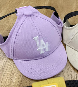 قبعة بيسبول للكلاب قبعات حيوانات أليفة رياضية للأنشطة الخارجية قبعة الكلاب قبعة قماشية مع فتحة للأذن قبعات حيوانات أليفة عصرية قابلة للتعديل مع شعار العلامة التجارية - Product Image 5