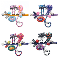 Bros Seri Kucing & Monyet Berwarna Kartun, Desain Hewan Lucu dari Bahan Alloy, Hadiah Pernikahan Wanita, Hiasan Dada, Aksesoris Pakaian