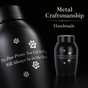 Urna de Cremación Redonda Moderna de Acero Inoxidable para Cenizas de Perros y Gatos, Pequeña y Grande, Recuerdo Conmemorativo, Funeral, Venta al Por Mayor, OEM - Product Image 4