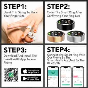 Anillo Inteligente R11M de Gran Venta y Alta Calidad 2025 con <span class=keywords><strong>Monitor</strong></span> de Salud, Frecuencia Cardíaca y Seguimiento Deportivo y de Fitness para Hombres y Mujeres - Product Image 2