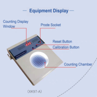 Contador de Colonias Digital XK97-A con Lupa 3X y Pantalla LED, Instrumento para Conteo de Bacterias