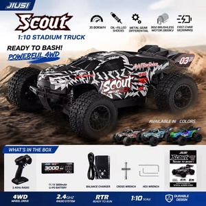 รถบังคับวิทยุ JIUSI SC10 1:10 ความเร็วสูง 4x4 ออฟโรด 2.4GHz ของเล่นรถบังคับสำหรับเด็กและผู้ใหญ่ ความเร็ว 80 กม./ชม. รถแข่งมอนสเตอร์บังคับวิทยุ - Product Image 1