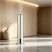 Diffuseur d'arômes professionnel de luxe, solution OEM, coque en alliage d'aluminium, nébulisation à air froid, atomisation à deux fluides