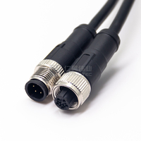Konektor Kabel M12 Pin Betina M12 Sensor Pin Jantan 5 Pin Kabel USB Kode C
