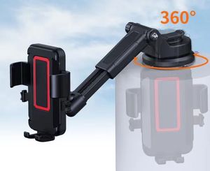 Soporte Universal <span class=keywords><strong>para</strong></span> Teléfono Móvil con Clip de Bloqueo Automático Manos Libres, <span class=keywords><strong>para</strong></span> Coche y Escritorio, Parabrisas, Tablero, Portátil, ABS, Fácil de Sujetar con Ventosa - Product Image 5