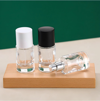 Vente en gros d'usine, flacon de parfum de luxe en verre de 20 ml/50 g, forme cylindrique, fond épaissi, vaporisateur à pompe, ne se casse pas facilement, boîte vide