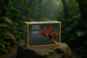 Kit di montaggio modello dinosauro Triceratops 3D SCREN NO.1159 20 Giocattolo in plastica per bambini dai 7 ai 12 anni - Product Image 2