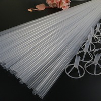 Tiges de Support Spéciales en Plastique pour Ballons BoBo et Ballons en Aluminium avec Coupelles, Tailles Diverses