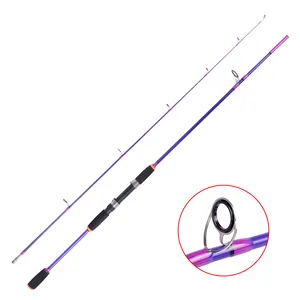 Canne da pesca pecche Combo Solid Heavy Duty Spinning 2 sezioni in fibra di vetro canne da pesca accessori