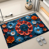 Tapis de cuisine moderne antidérapant en terre de diatomées, tapis de porte, lavage sans eau, résistant à l'usure, salles de bain