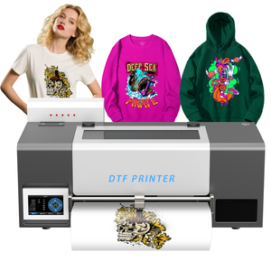 Máquina de Impresión de Ropa de 13 Pulgadas con Cabezales XP600, Impresora DTF A3 de Inyección de Tinta con Rollo de Película de 30 cm, Juego de Tinta y Tóner para Horno - Product Image 2