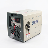 Generador de Gas Natural Silencioso de 6000W, Ahorro de Combustible, Grupo Electrógeno de GLP de 24V CC con Motor de Cobre Puro para Nigeria
