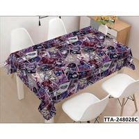 Nappe de Noël en PVC Épaisse, Durable, Écologique, Personnalisable, Protection de Table en Plastique, Plusieurs Tailles Disponibles pour la Maison