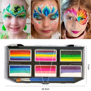 Nouvelle Arrivée - <span class=keywords><strong>Palette</strong></span> de <span class=keywords><strong>Peinture</strong></span> Visage et Corps à Base d'Eau pour Adultes et Enfants - 6 Couleurs Néon - Marqueurs de Maquillage - Trousse de <span class=keywords><strong>Peinture</strong></span> Artistique pour Adultes - Product Image 4