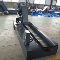 Convoyeur de copeaux CNC pour machine de découpe laser, à entraînement moteur, avec vis sans fin en acier inoxydable pour l'élimination industrielle des copeaux métalliques