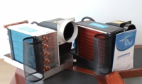 Toptan Fiyat Hopewell Marka CE Sertifikalı Çevre Dostu 16000BTU Ayaklı Fan Coil Ünitesi Su Soğutmalı 1000W Denizcilik Otel