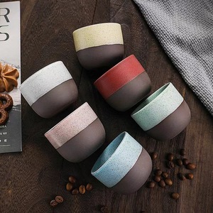 <span class=keywords><strong>Tasse</strong></span> à café en poterie brute, Style japonais, pour <span class=keywords><strong>expresso</strong></span>, <span class=keywords><strong>tasse</strong></span> à thé rétro créative, pour le thé Kung Fu, vente en gros, tasses 135ML - Product Image 1