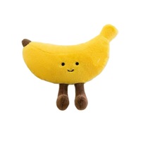 Peluche de fruits mignons de dessin animé, poupée en peluche Kawaii Orange Pomme Ananas, jouet en peluche doux, décoration de maison, cadeau
