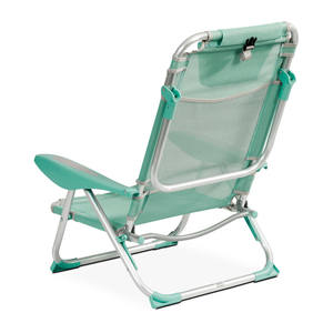 Aluminio portátil plegable al aire libre ocio personalizado <span class=keywords><strong>Tommy</strong></span> Silla de playa <span class=keywords><strong>mochila</strong></span> cojines personalizados plegable playa chaise lounge silla - Product Image 2