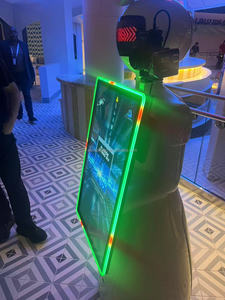 Nouveau Portable 32 pouces <span class=keywords><strong>grand</strong></span> écran mariage Robot <span class=keywords><strong>photographe</strong></span> télécommande Mobile Robot Photo Booth Machine - Product Image 3