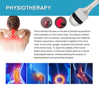 Appareil de physiothérapie au laser à diode de classe 4 Sunrise avec longueurs d'onde de 980 nm et 1064 nm, puissance de 30 W et 40 W, HILT Fisioterapia