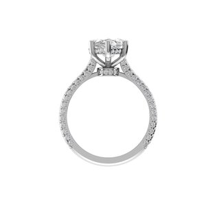 Bague ethnique en diamant de laboratoire taille marquise, argent 925, or 9kt, 14kt, 18kt, bagues en diamant pour femme, bague de fiançailles - Product Image 6