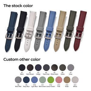 JUELONG, recién llegados, correa de reloj híbrida de cuero de nailon con textura de lona, correa de reloj de tela de vela duradera de 18/19/20/22mm - Product Image 6