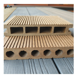 أرضية سطح القارب المصنوعة من الخشب البلاستيكي المركب، أرضيات PVC خشبية خارجية، ألواح خشب الساج - Product Image 1