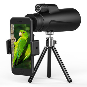 Suncore 12x50 Monocular Hd Optics With <b>Tripod</b> And Phone Holder For Bird Watching - Product Image 1