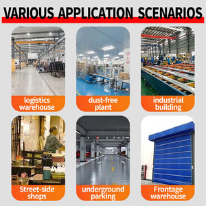 OEM/ODM Meilleure vente Rideau en tissu inorganique ignifuge et sûr de haute qualité Porte à enroulement pour la prévention des supermarchés - Product Image 6