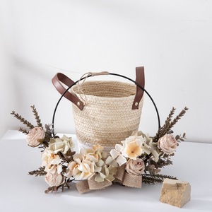 CallaFloral Semi Circular <b>Artificial</b> Flower Rose <b>Hydrangea</b> Wedding Home Decoration CF01234A - Product Image 1
