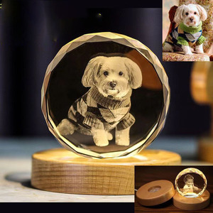 รูปภาพคริสตัลทรงกล<span class=keywords><strong>ม</strong></span>แบบส่วนตัวกรอบรูปคริสตัล3D กรอบรูปคริสตัลเลเซอร์สำหรับวันครบรอบแต่งงาน - Product Image 4