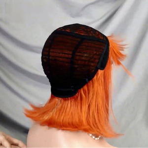 Peluca Bob Recta sin Encaje FH, Cabello Humano Brasileño Hecho a Máquina, Pelucas Bob Cortas de 12 Pulgadas con Cortina - Product Image 2