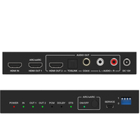Decodificador de Audio de 18 Gbps 7.1 con Función ARC/eARC para Reproductor de Blu-ray, Mini Sistema
