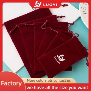 <b>Personal</b> Custom Luxury Velvet Satin Silk Screen Printed Jewelry Perfume Lipstick Packaging <b>Bags</b> Drawstring Pouch <b>Gift</b> - Product Image 6