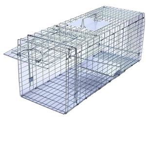 <span class=keywords><strong>Cage</strong></span> piège à lapin en métal petit transporteur d'animaux avec motif animal pour le piégeage de la martre - Product Image 1