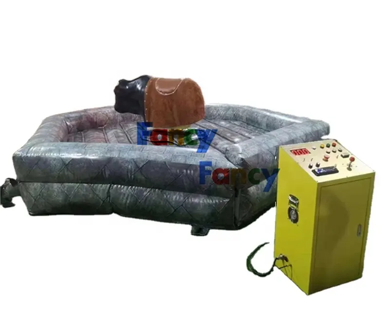 Ce Opblaasbare Mechanische Stier Rodeo/Opblaasbare Volwassen Wipeout Games/Bull Rodeo Rijden Machine