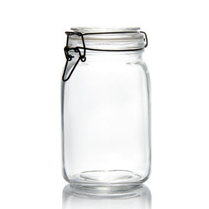 <span class=keywords><strong>Barattoli</strong></span> di <span class=keywords><strong>vetro</strong></span> a bocca larga 17oz 32oz <span class=keywords><strong>barattoli</strong></span> di conservazione ermetici in <span class=keywords><strong>vetro</strong></span> con guarnizione in gomma a prova di perdite e coperchi superiori a Clip perfetti - Product Image 4