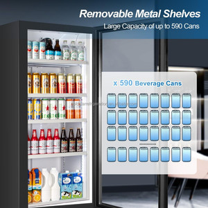 ตู้แช่เย็นแบบมีพัดลมระบายความร้อน COLDSTAR BXB620-1M ความจุ 500 ลิตร ควบคุมด้วยระบบดิจิตอล ระบบละลายน้ำแข็งอัตโนมัติ ประตูแบบบานพับ - Product Image 2