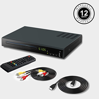 Lecteur Blu-ray HD compact sans région avec télécommande Câble HD de 6 'Support multilingue Lecteurs et enregistreurs DVD VCD