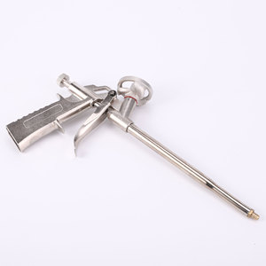 Pistola de calafateo manual de aluminio de grado industrial para espuma en aerosol, herramienta de trabajo metálica OEM personalizable para construcción - Product Image 4