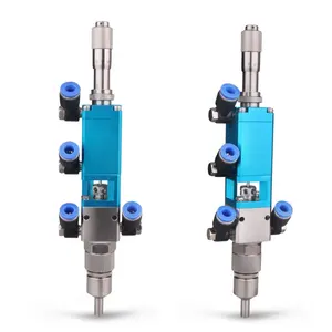 Los fabricantes suministran válvula dedal líquida única neumática compuesta con válvula dispensadora micrométrica