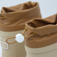 Bottes de pluie Wellington pour enfants en caoutchouc naturel imperméables OEM/ODM, mi-mollet, légères, été/hiver/automne