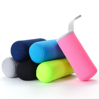 Manchon isotherme en néoprène pour canettes, design tendance, sangle antidérapante, étanche, portable, fermeture éclair, pliable, logo personnalisé
