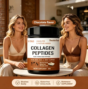 Grass-Fed & Pasture-Raised Hydrolyzed <b>Collagen</b> Peptides Powder – Chocolate Flavor, Hair Skin Nails & Joint Support - Product Image 5