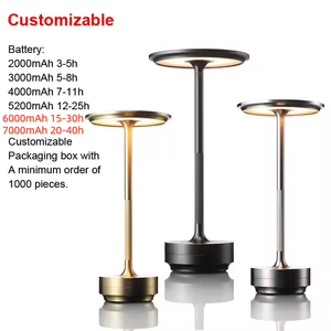 Modern Flexible Portable Rechargeable Battery LED Table <strong>Lamp</strong> Touch Control for Restaurant Cafe Living Room Hotel Bedside Home - Product Image 4